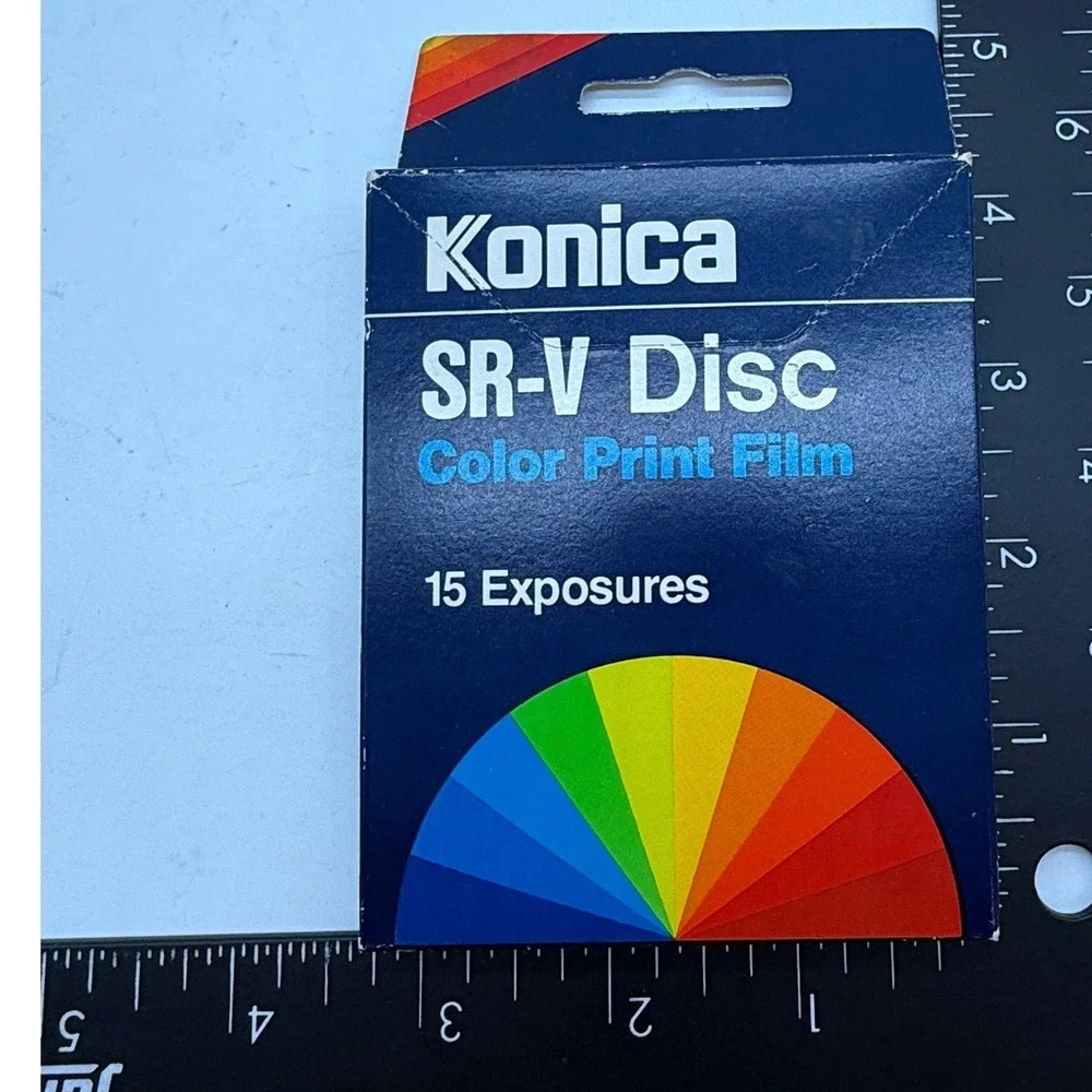 Konica‎ SR V Disc Color Print Film 15 Exposures ISO 200 24